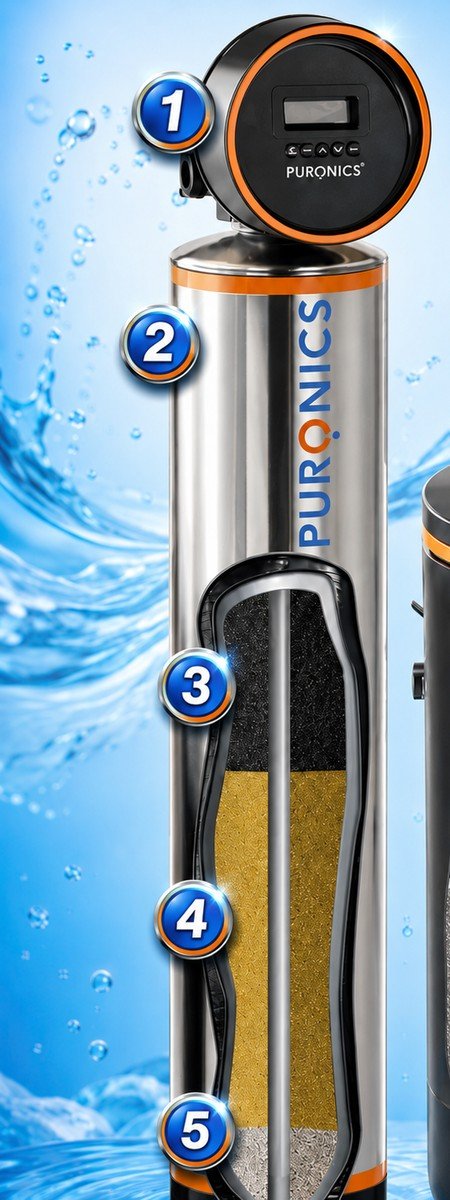 Puronics Terminator iGen C stainless steel water softener